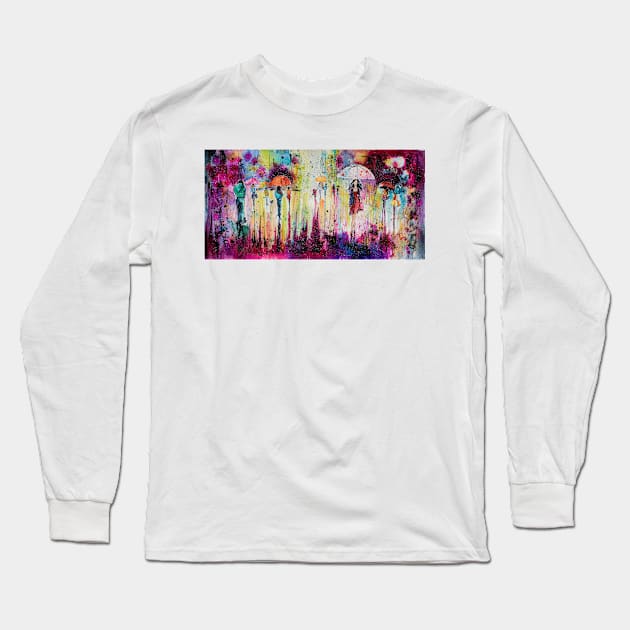 Rain, rain, rain..... Long Sleeve T-Shirt by kovacsannabrigi